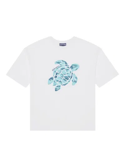 Vilebrequin Cotton Oversized Turtle Logo T-shirt In Multi