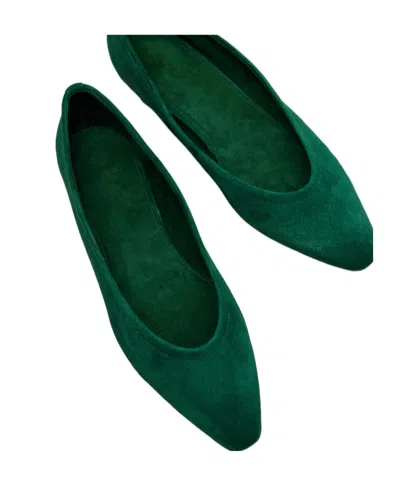 Loro Piana Primula Suede Ballet Flats In Multi