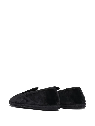 Sentier Velvet Loafers In Black
