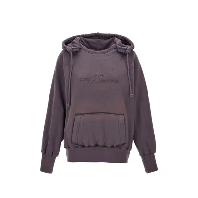 Maison Margiela Multicolor Cotton Sweatshirt In Brown