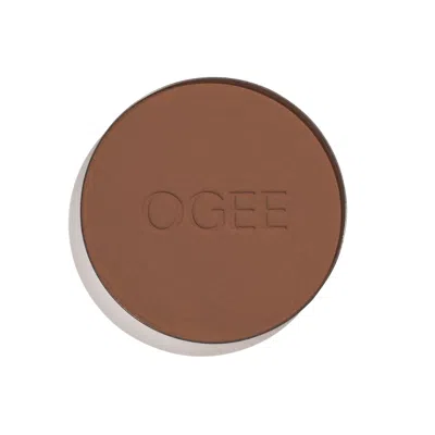 Ogee Sculpted Skin-perfecting Powder Refill In Brown