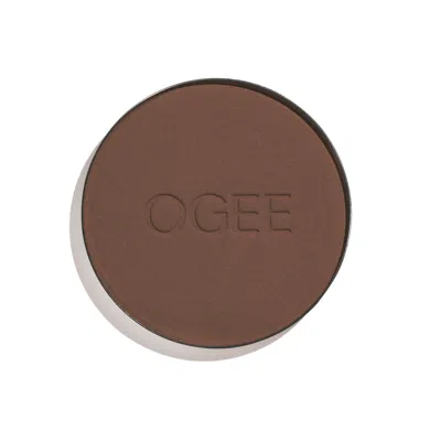 Ogee Sculpted Skin-perfecting Powder Refill In Brown