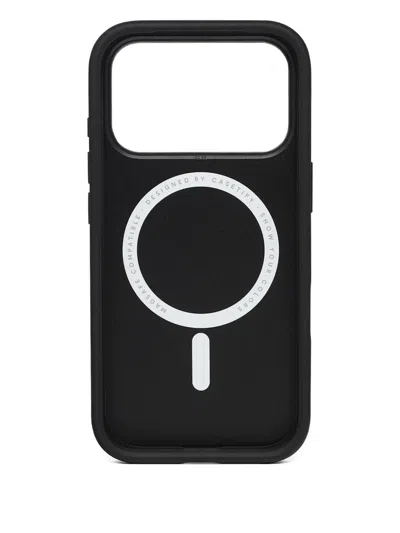 Mcm X Casetify Monogram-pattern Iphone 17 Pro Case In Black