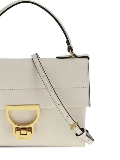 Coccinelle Mini Arlettis Tote Bag In Neutral