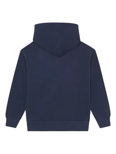 Vilebrequin Embroidered-detail Zip-up Hoodie In Animal Print