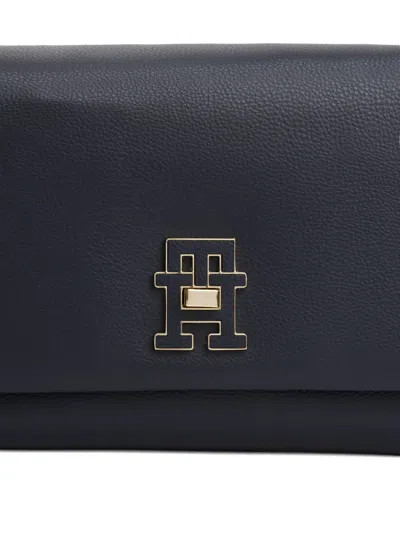 Tommy Hilfiger Logo-detail Shoulder Bag In Blue