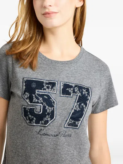 Cinq À Sept Lace T-shirt In Multi