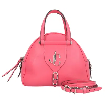 Pre-owned Jimmy Choo Leather Shoulder Bag () In Pink