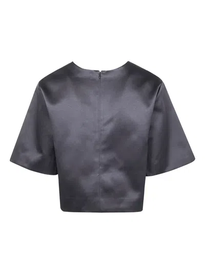 By Malene Birger Hania Cropped Top In Black