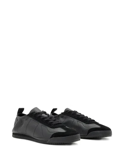 Allsaints Kenny Lace-up Sneakers In Black
