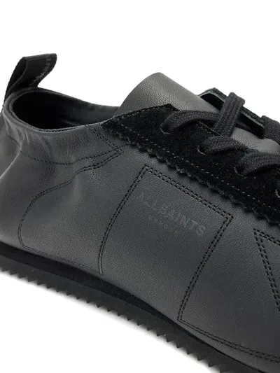 Allsaints Kenny Lace-up Sneakers In Black