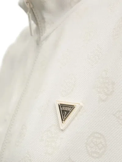 Guess Usa Monogram-pattern Sweatshirt In Multi