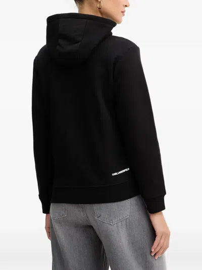 Karl Lagerfeld Graphic-print Hoodie In Multi