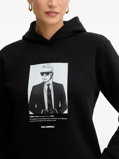 Karl Lagerfeld Graphic-print Hoodie In Multi