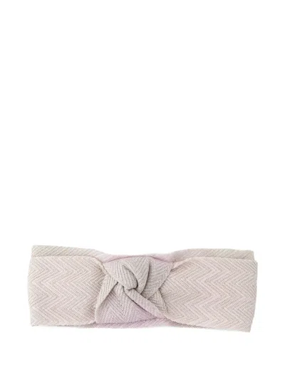 Missoni Knotted Headband In Pink