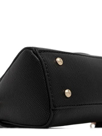 Guess Usa Bolena Logo-plaque Crossbody Bag In Black