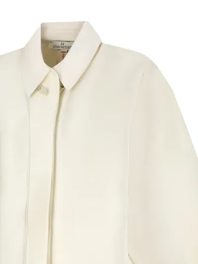 Di Stavnitser Organza Milena Blouse In Multi