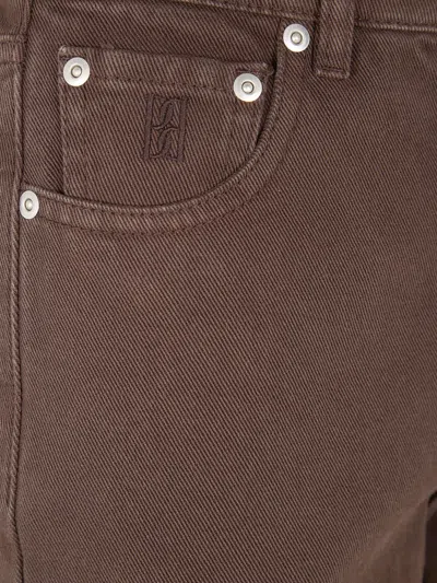 By Malene Birger Five-pockets Flared Trousers In Brown