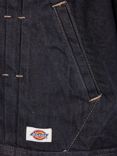 Dickies Buttoned Denim Jacket In Blue