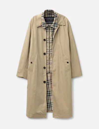 Burberry Gosha Rubchinskiy Trench Coat In Brown