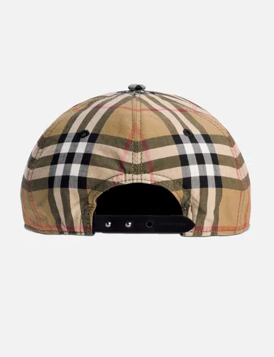 Burberry Nova-check Cotton Baseball Cap In Brown