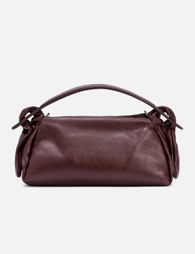 Kenzo Leather Handbag In Burgundy