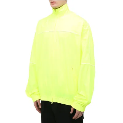 Balenciaga Fluorescent Track Jacket In Yellow