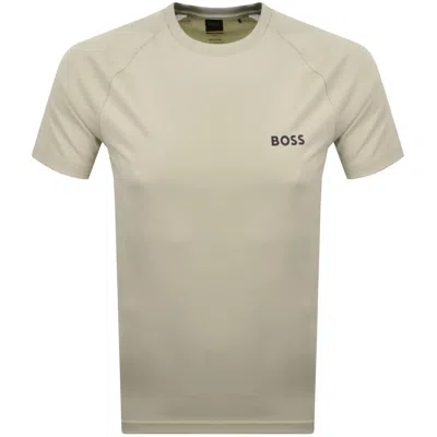 Boss Athleisure Boss Toc Spin T Shirt Light Beige In Neutral