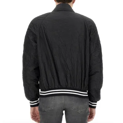 Balmain Casual Bomber Jacket Men In Black
