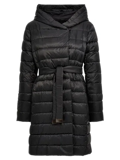 Max Mara The Cube Novef Reversible Down Jacket In Animal Print