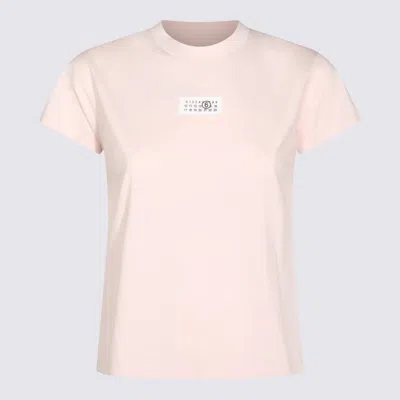 Mm6 Maison Margiela T-shirt E Polo Rosa In Multi