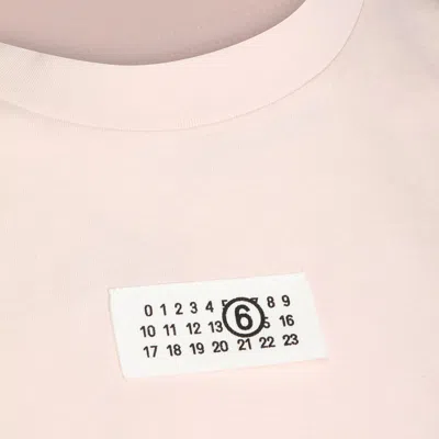 Mm6 Maison Margiela T-shirt E Polo Rosa In Multi