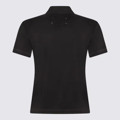 Maison Margiela T-shirt E Polo Nero In Animal Print