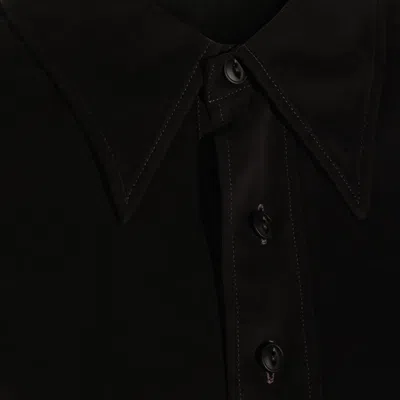 Maison Margiela T-shirt E Polo Nero In Animal Print