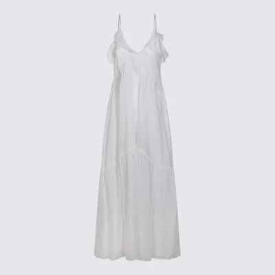 Isabel Marant Étoile Vasma Cotton Voile Dress Maxi Backless In Multi