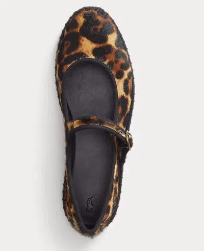 Ralph Lauren Mry Jne Flt-flats-mary Jane In Multi