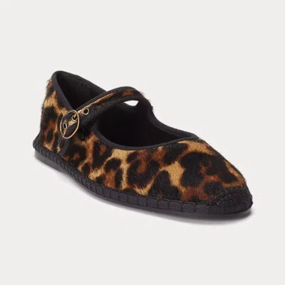 Ralph Lauren Mry Jne Flt-flats-mary Jane In Multi