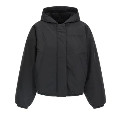 Pre-owned Canada Goose Alberni Reversible Fleece Bomber 'black' | Women's Size S