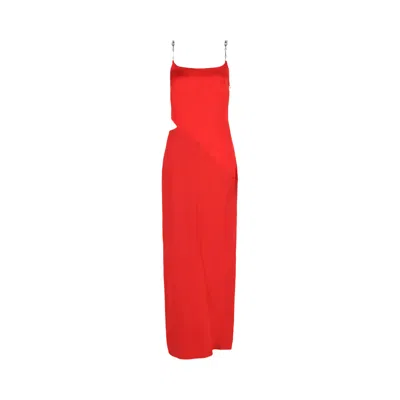 Pre-owned Givenchy Embellished Cutout Gown 'vermilion' | Red | Women's Size 44
