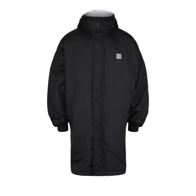 Pre-owned Givenchy Logo Football Parka 'black' | Men's Size 46