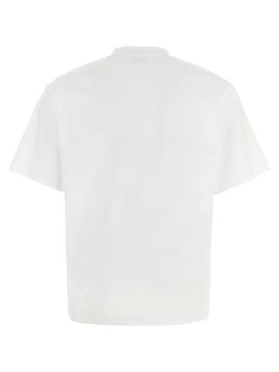 Ferragamo Signature Velvet Logo T-shirt In White