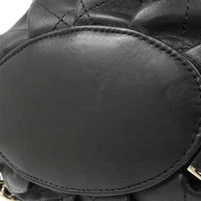 Pre-owned Chanel Black Leather Backpack ()