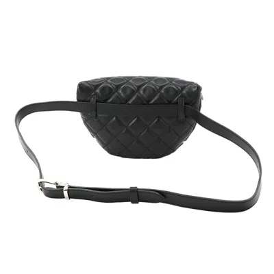 Pre-owned Chanel Black Leather Fanny Pack Sling Bag ()