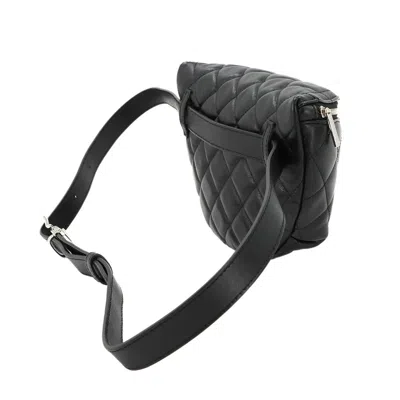 Pre-owned Chanel Black Leather Fanny Pack Sling Bag ()