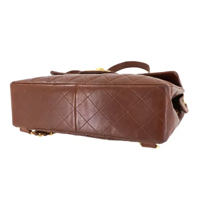 Pre-owned Chanel Brown Leather Backpack ()