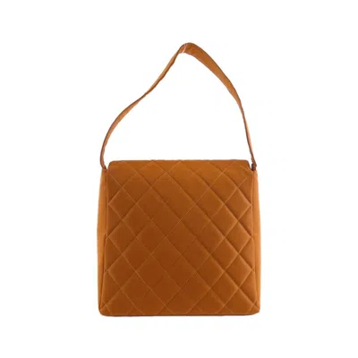 Pre-owned Chanel Brown Nylon Shoulder Bag ()