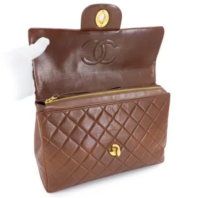 Pre-owned Chanel Brown Leather Backpack ()
