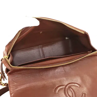 Pre-owned Chanel Brown Leather Backpack ()