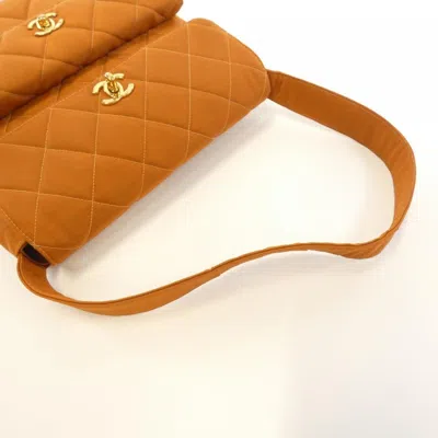 Pre-owned Chanel Brown Nylon Shoulder Bag ()
