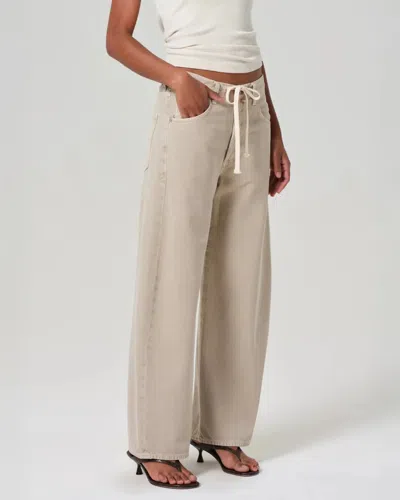 Citizen Of Humanity Brynn Drawstring Trouser In Neutral